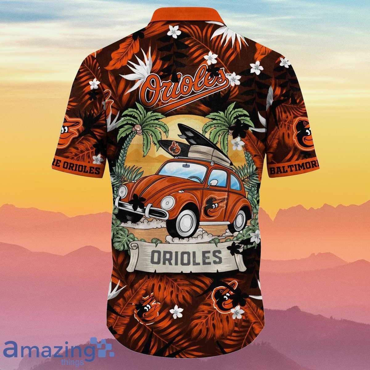 Baltimore Orioles MLB Flower Hawaiian Shirt Summer Football Impressive Gift For Real Fans image Baltimore Orioles MLB Flower Hawaiian Shirt Summer Football Impressive Gift For Real Fans Product Photo 3