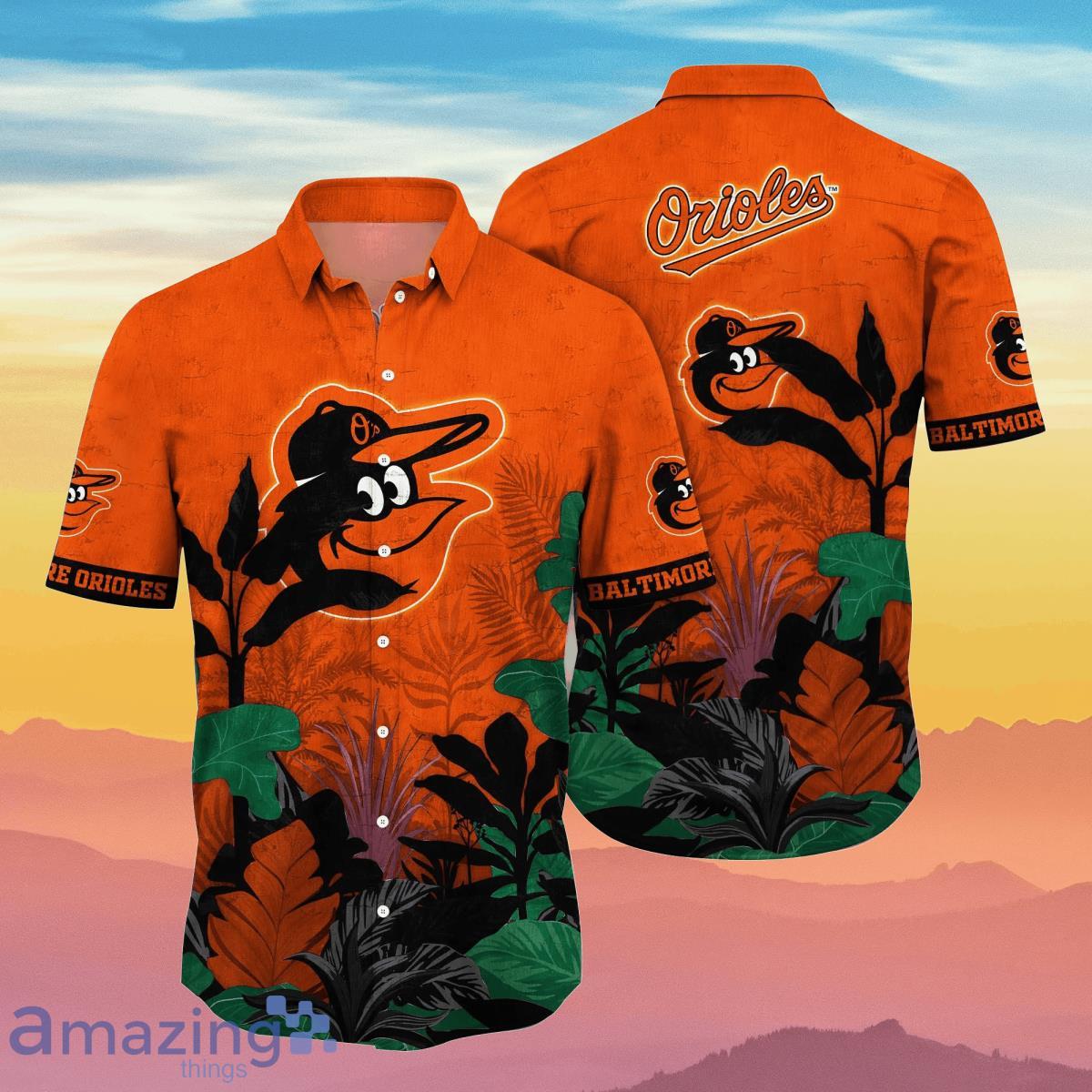 Orange Baltimore Orioles Baseball Team Hawaiian Shirt - Jolly Family Gifts