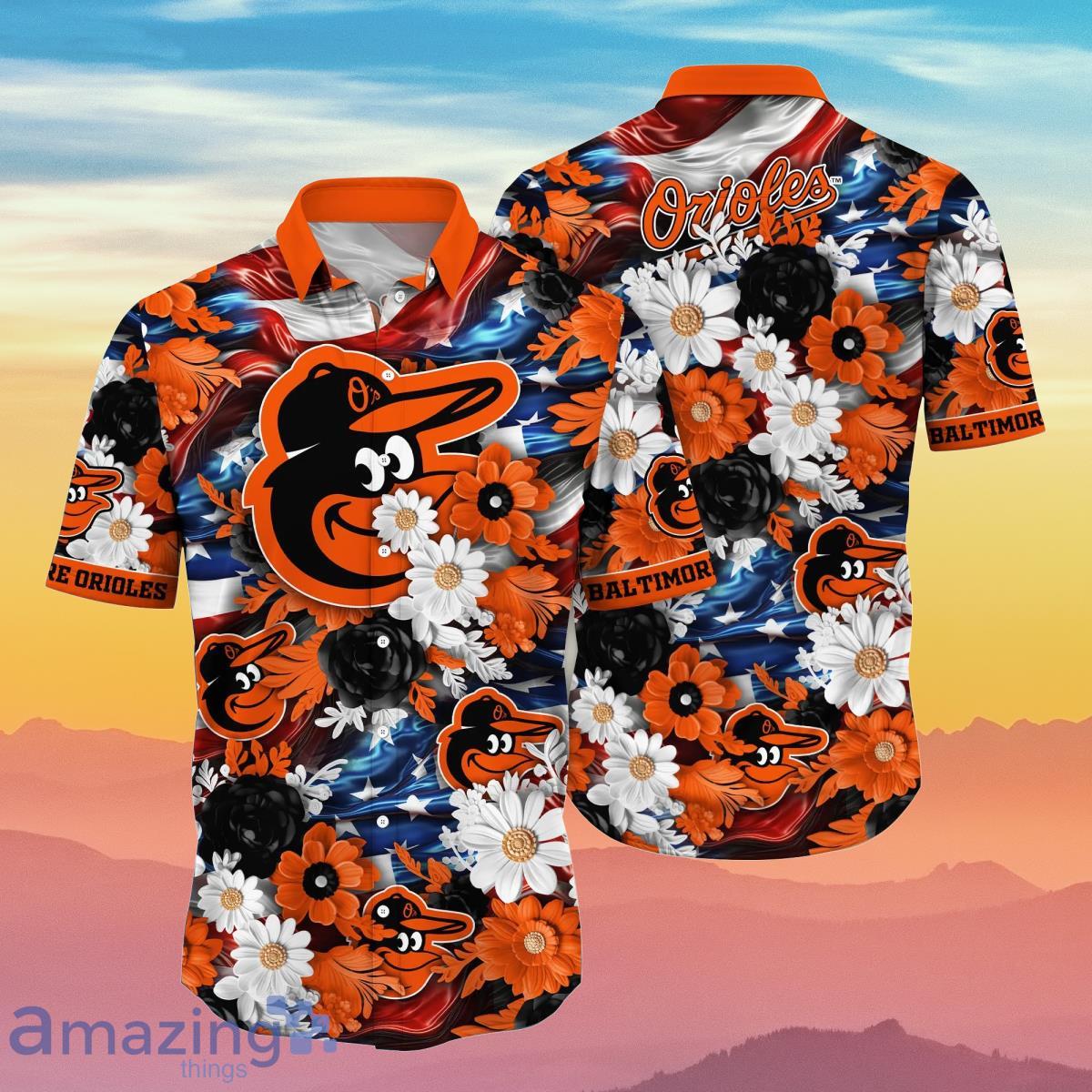 Baltimore Orioles Orange Hawaiian Shirt For Men And Women