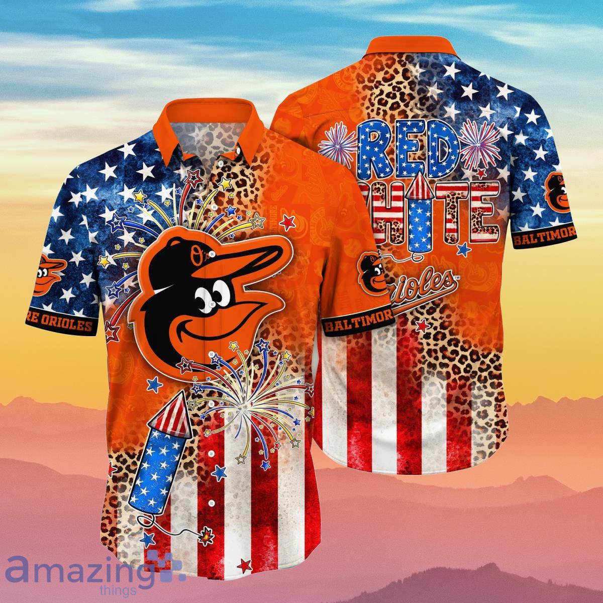 Baltimore Orioles Baseball Flag Tee Shirt