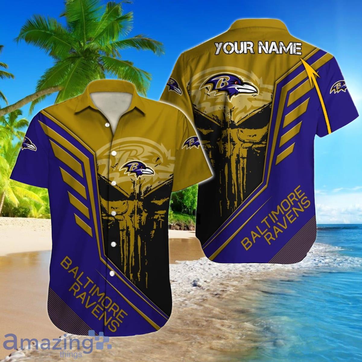 Baltimore Ravens NFL Football Custom Name Hawaiian Shirt Best