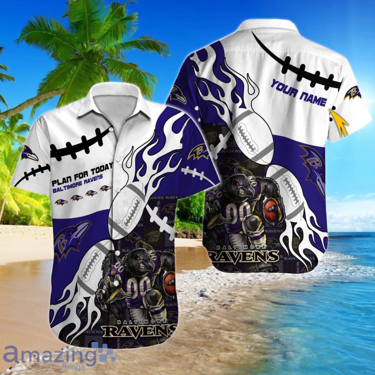 Baltimore Ravens NFL Hawaiian Shirt And Shorts For Men Women Best