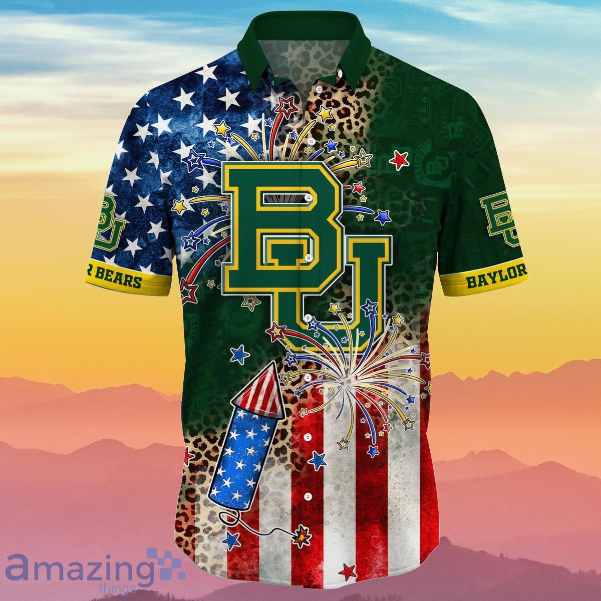 Baylor Bears NCAA2 Hawaiian Shirt 4th Of July Independence Day Impressive  Gift For Men And Women - YesItCustom