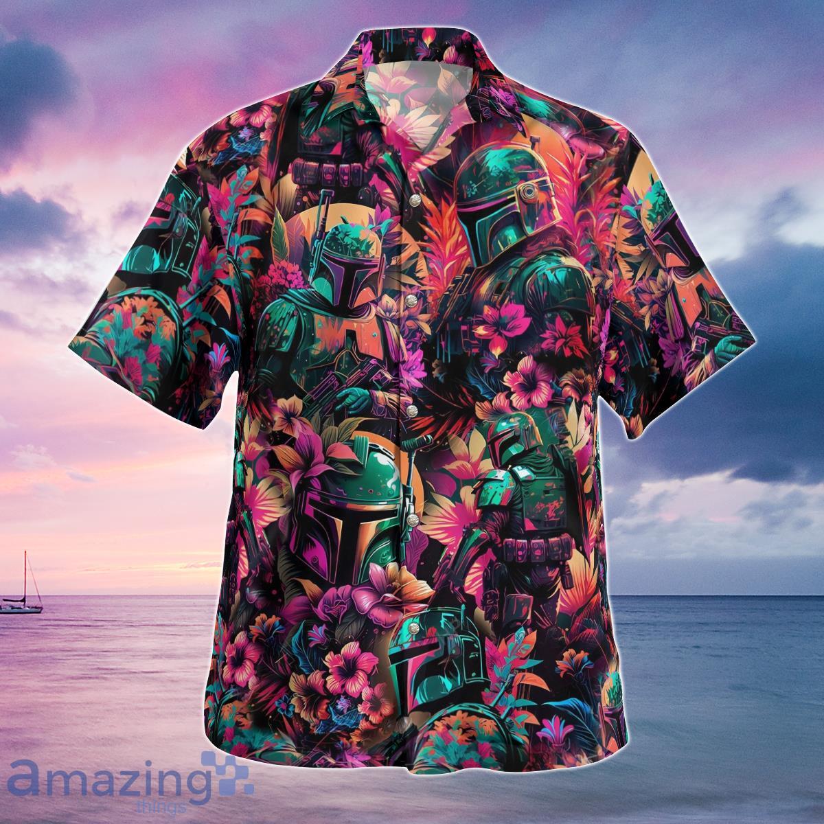 Starwars Synthwave Cool Hawaiian Shirt For Star Wars Movie Fans