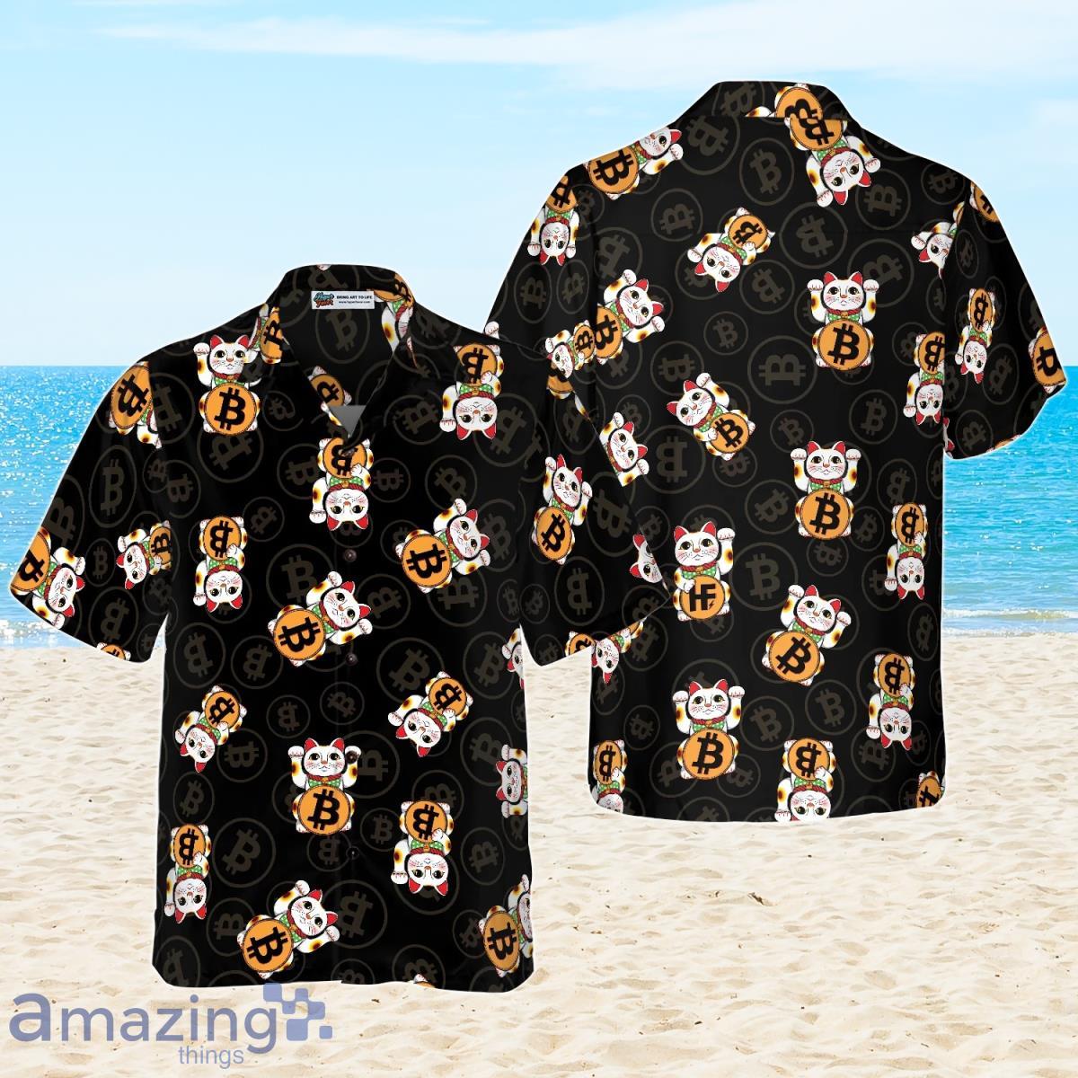 Bitcoin Lucky Cat Hawaiian Shirt Gift For Men And Women Product Photo 1 Bitcoin Lucky Cat Hawaiian Shirt Gift For Men And Women Product Photo 1