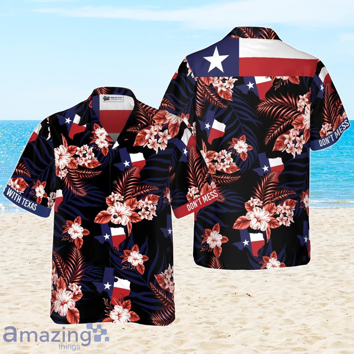 Bluebonnet Dont Mess With Texas Hawaiian Shirt Gift For Men And Women Product Photo 1