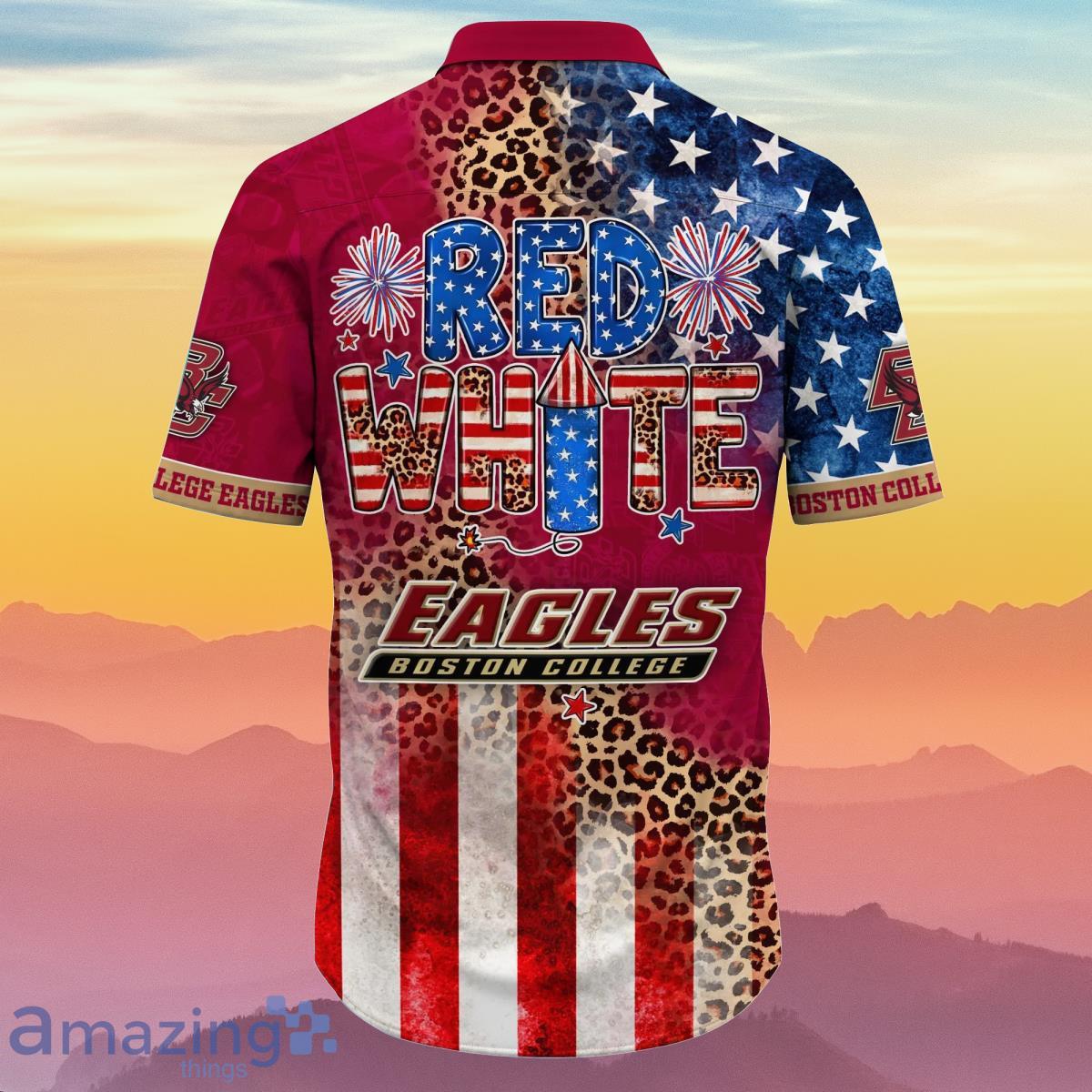 Boston College Eagles NCAA3 Hawaiian Shirt 4th Of July Independence Day Unique Gift For Real Fans image Boston College Eagles NCAA3 Hawaiian Shirt 4th Of July Independence Day Unique Gift For Real Fans Product Photo 3