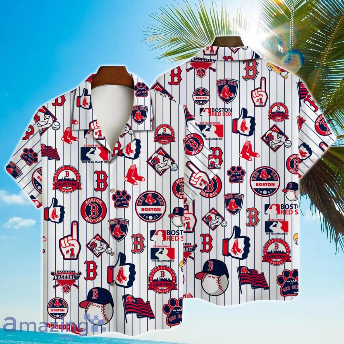 Boston Red Sox Major League Baseball 3D Print Hawaiian Shirt For Men Women Product Photo 1