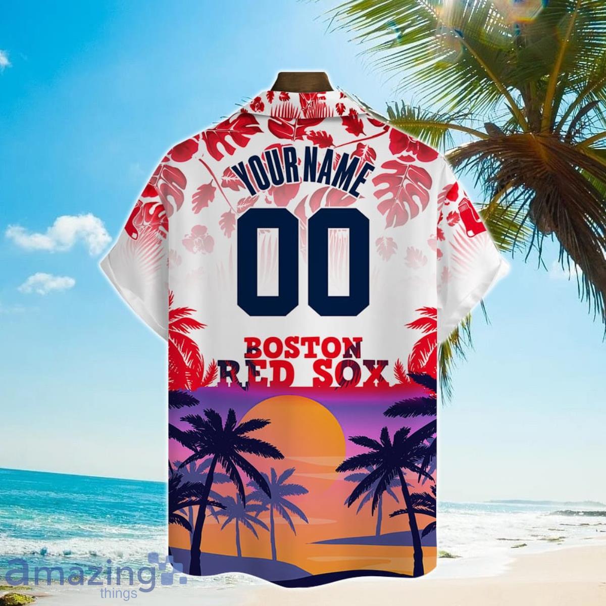 Boston Red Sox Major League Baseball 3D Print Hawaiian Shirt Personalized