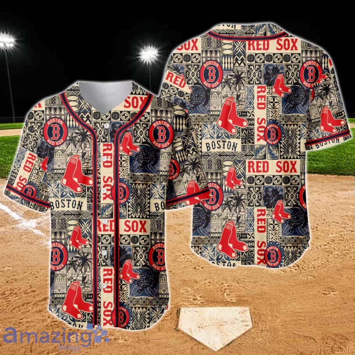 Boston Red Sox - Major League Baseball AOP Baseball Jersey Product Photo 1