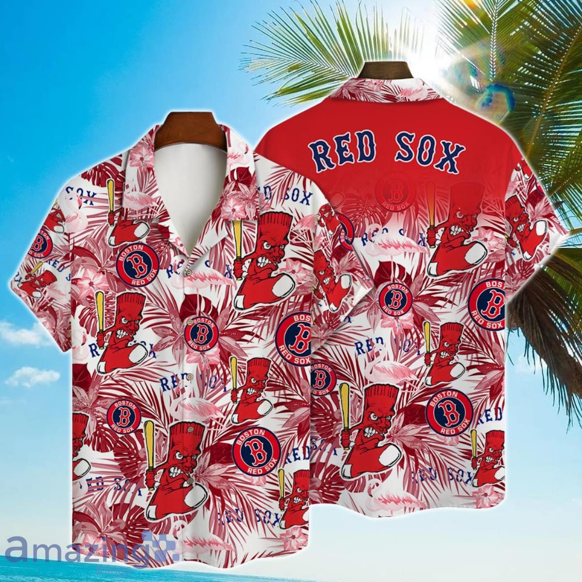 Boston Red Sox Hawaiian Shirt Baseball Gift For Beach Lovers