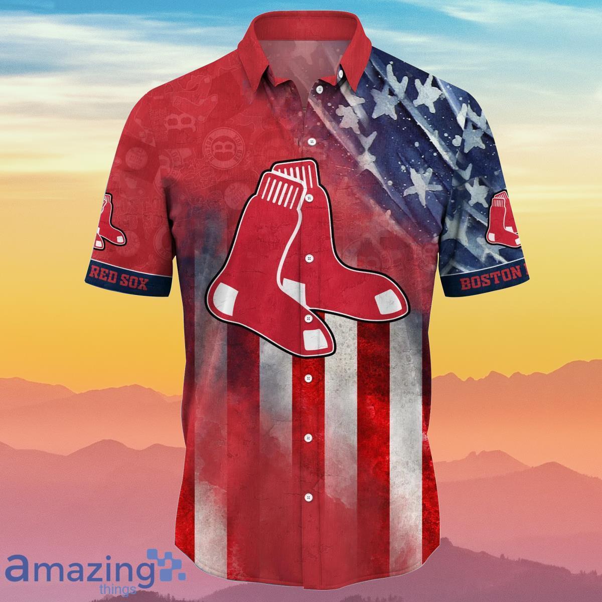 Boston Red Sox MLB Hawaiian Shirt 4th Of July Independence Day