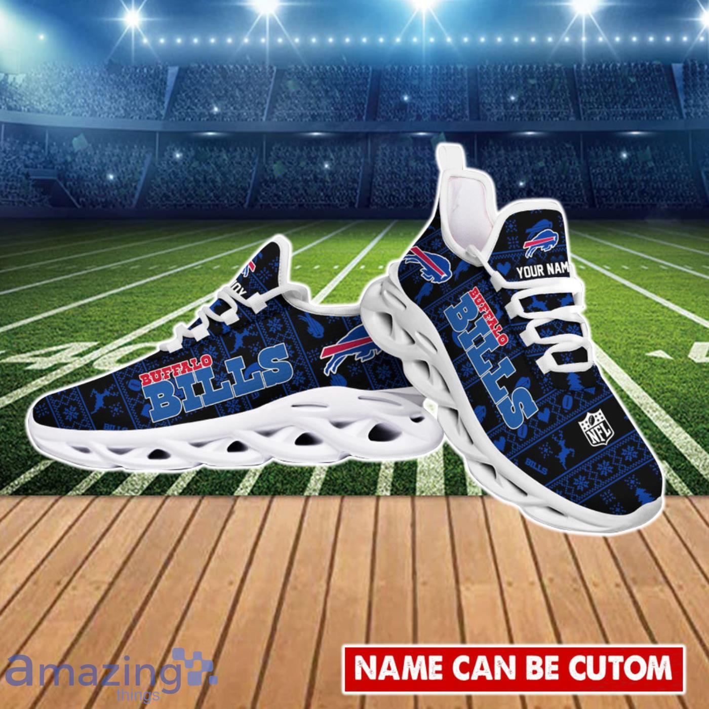 Buffalo Bills NFL New Clunky Sneaker Style 4 Max Soul Shoes For