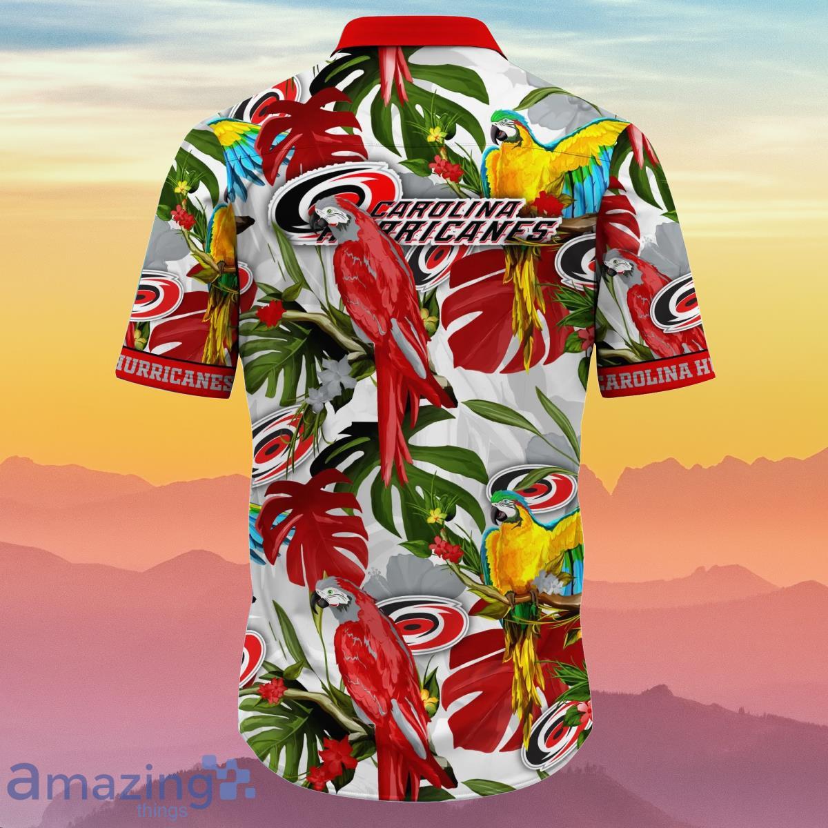 Carolina Hurricanes NHL Flower Hawaiian Shirt Best Gift Idea For Fans image Carolina Hurricanes NHL Flower Hawaiian Shirt Best Gift Idea For Fans Product Photo 3