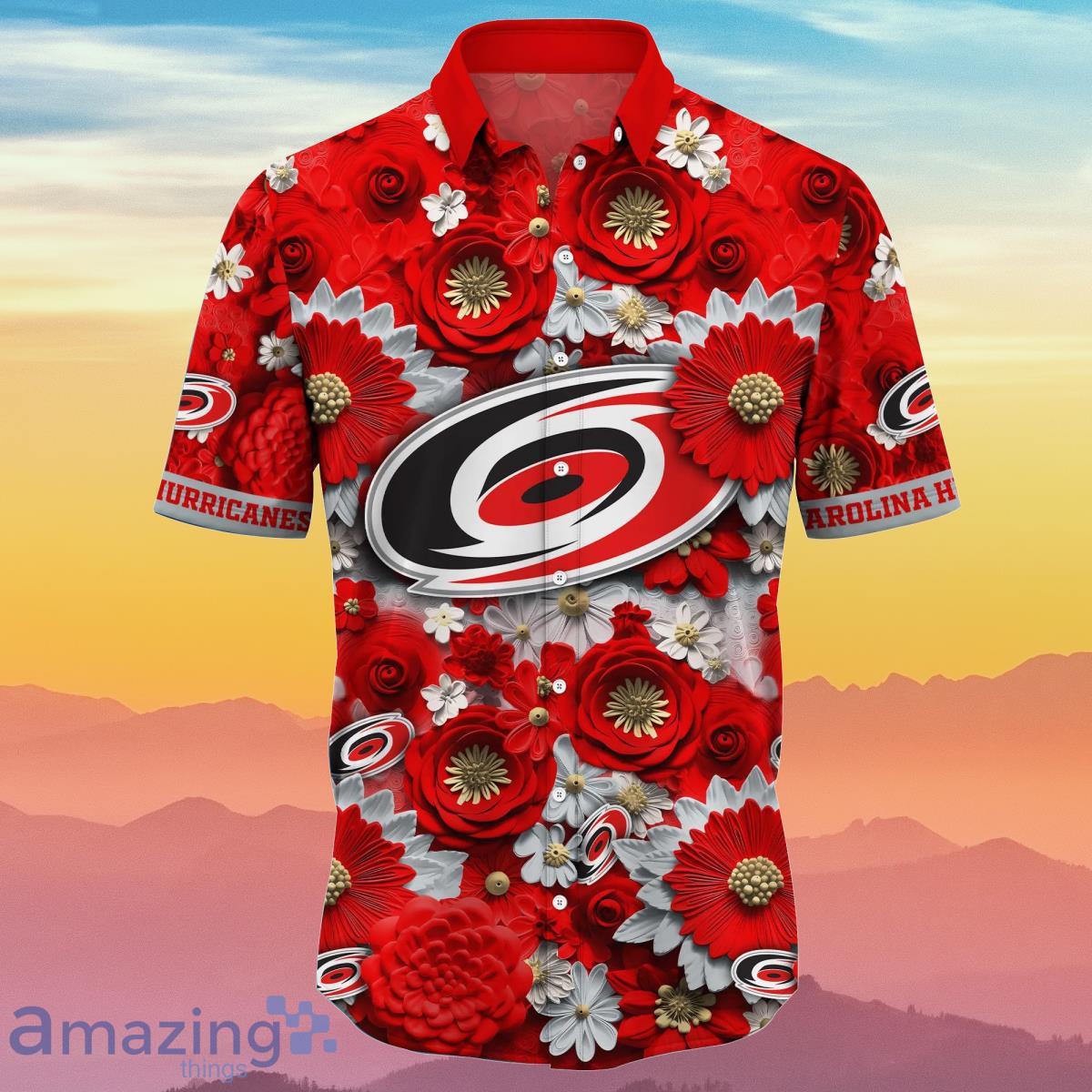Carolina Hurricanes-NHL Hawaiian Shirt Impressive Gift For Men And Women  Fans