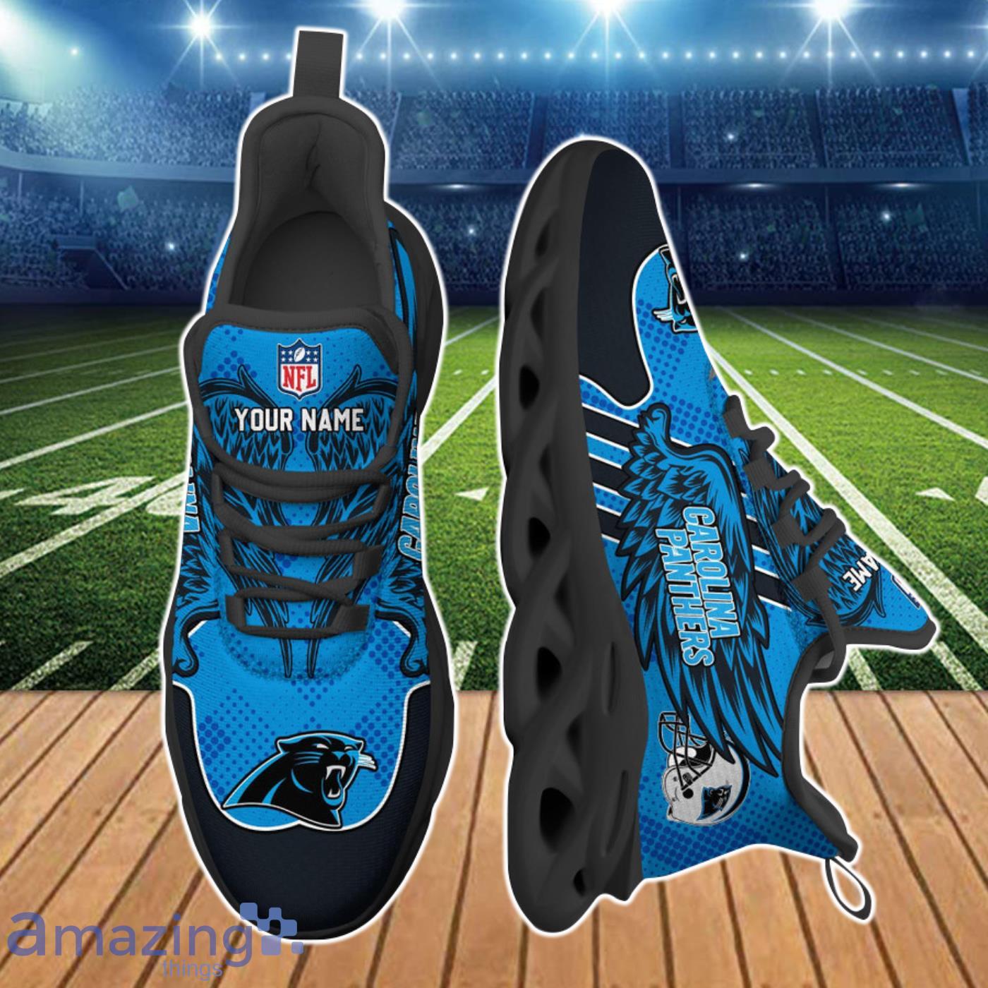 Carolina Panthers NFL Clunky Max Soul Shoes Custom Best Gift For True Fans image Carolina Panthers NFL Clunky Max Soul Shoes Custom Best Gift For True Fans Product Photo 3