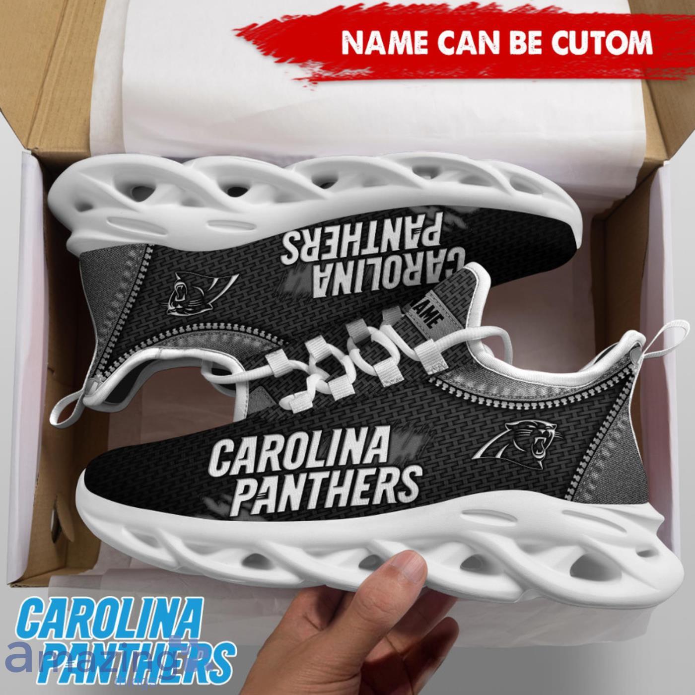 Carolina Panthers Football NFL Custom Air Jordan 4 Shoes