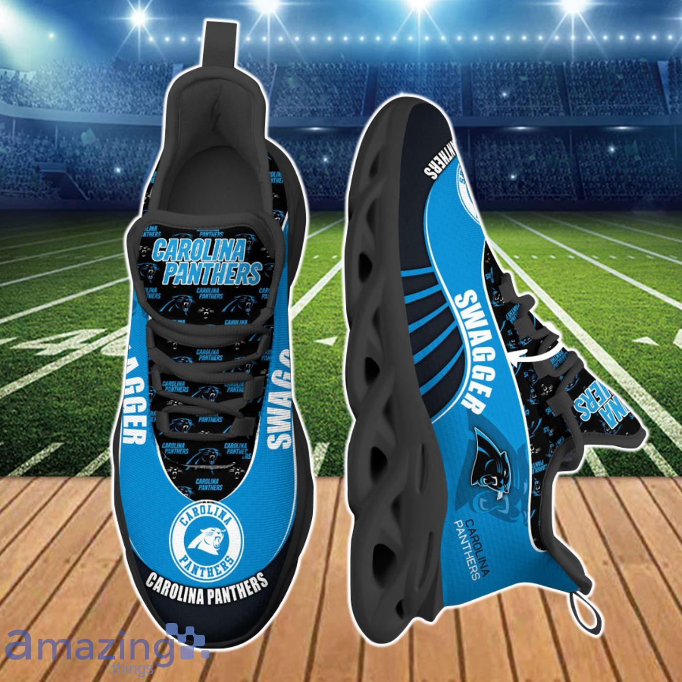 Carolina Panthers NFL Clunky Max Soul Shoes Custom For Men And Women Fans image Carolina Panthers NFL Clunky Max Soul Shoes Custom For Men And Women Fans Product Photo 3