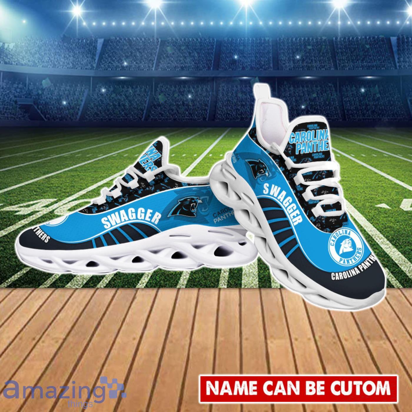 Carolina Panthers NFL Clunky Max Soul Shoes Custom For Men And Women Fans image Carolina Panthers NFL Clunky Max Soul Shoes Custom For Men And Women Fans Product Photo 5