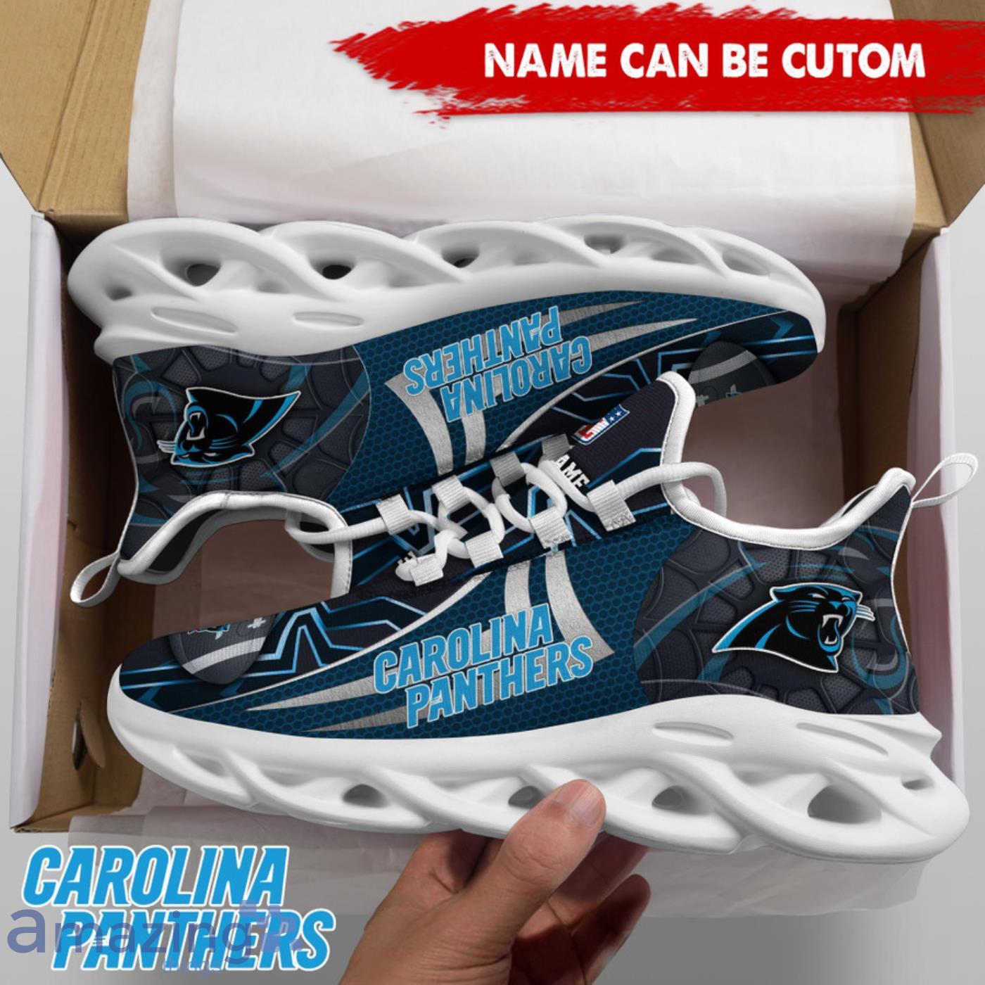 Carolina Panthers-Personalized Max Soul Shoes Best Gift For Men