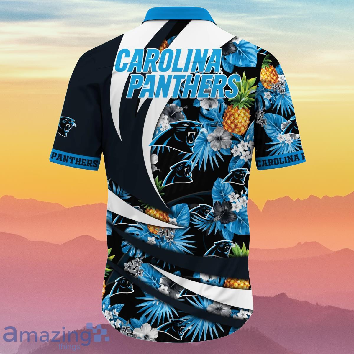 Carolina Panthers NFL Flower Hawaiian Shirt Special Gift For Men