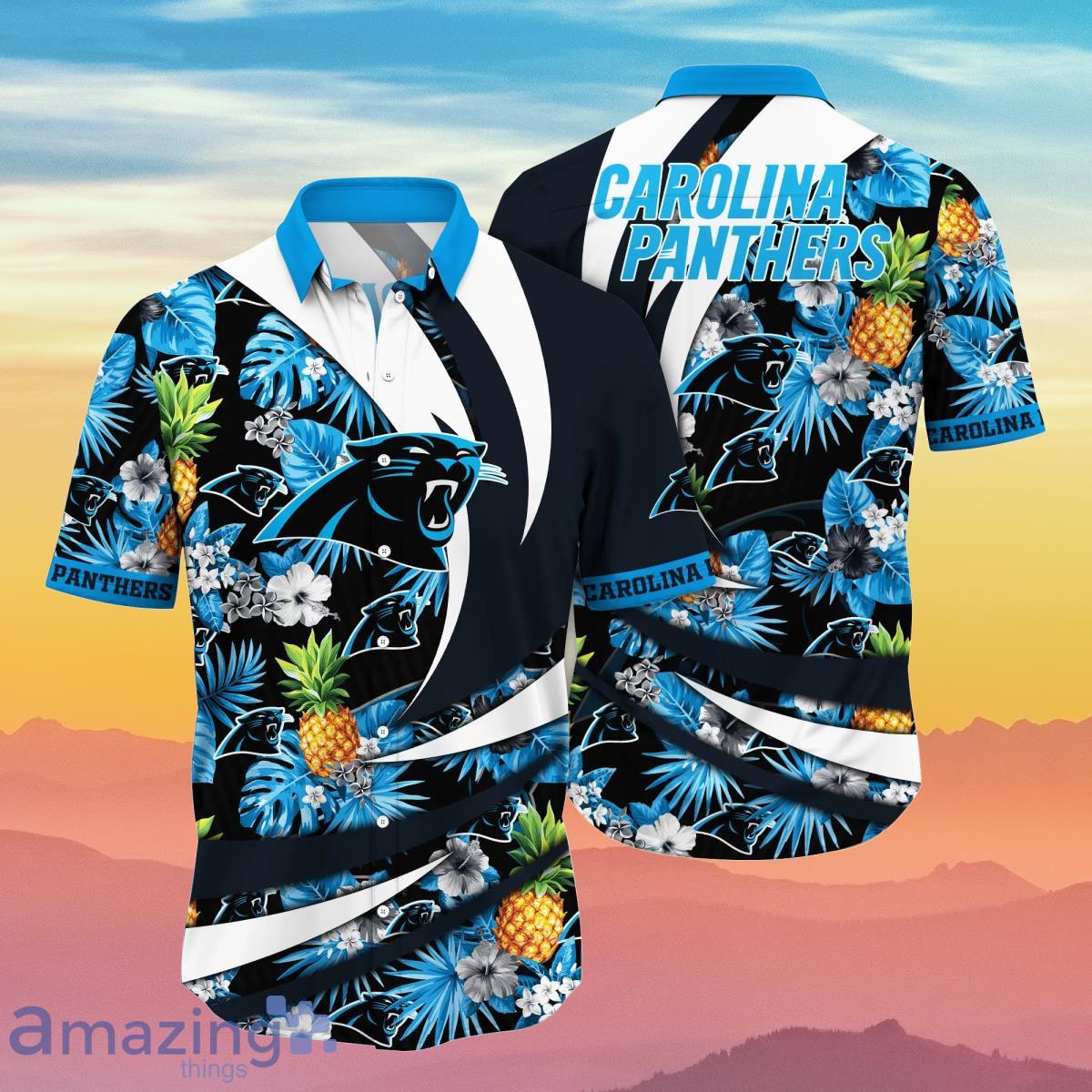 Carolina Panthers Island Hawaiian Shirt Short