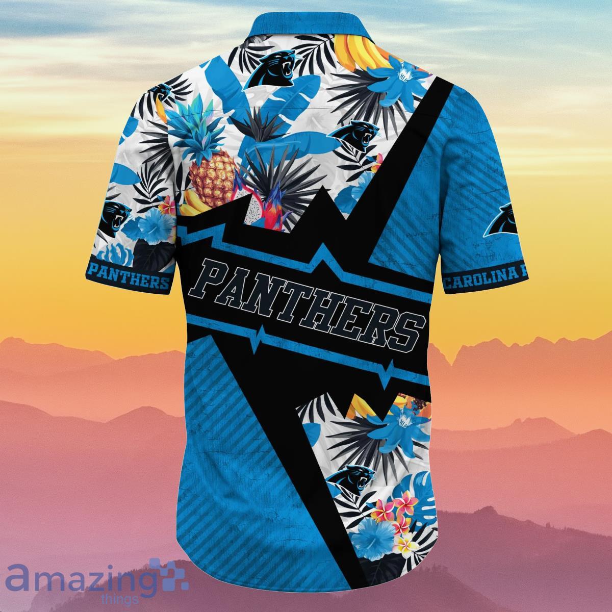 Carolina Panthers NFL Flower Hawaiian Shirt Special Gift For Men And Women  Fans