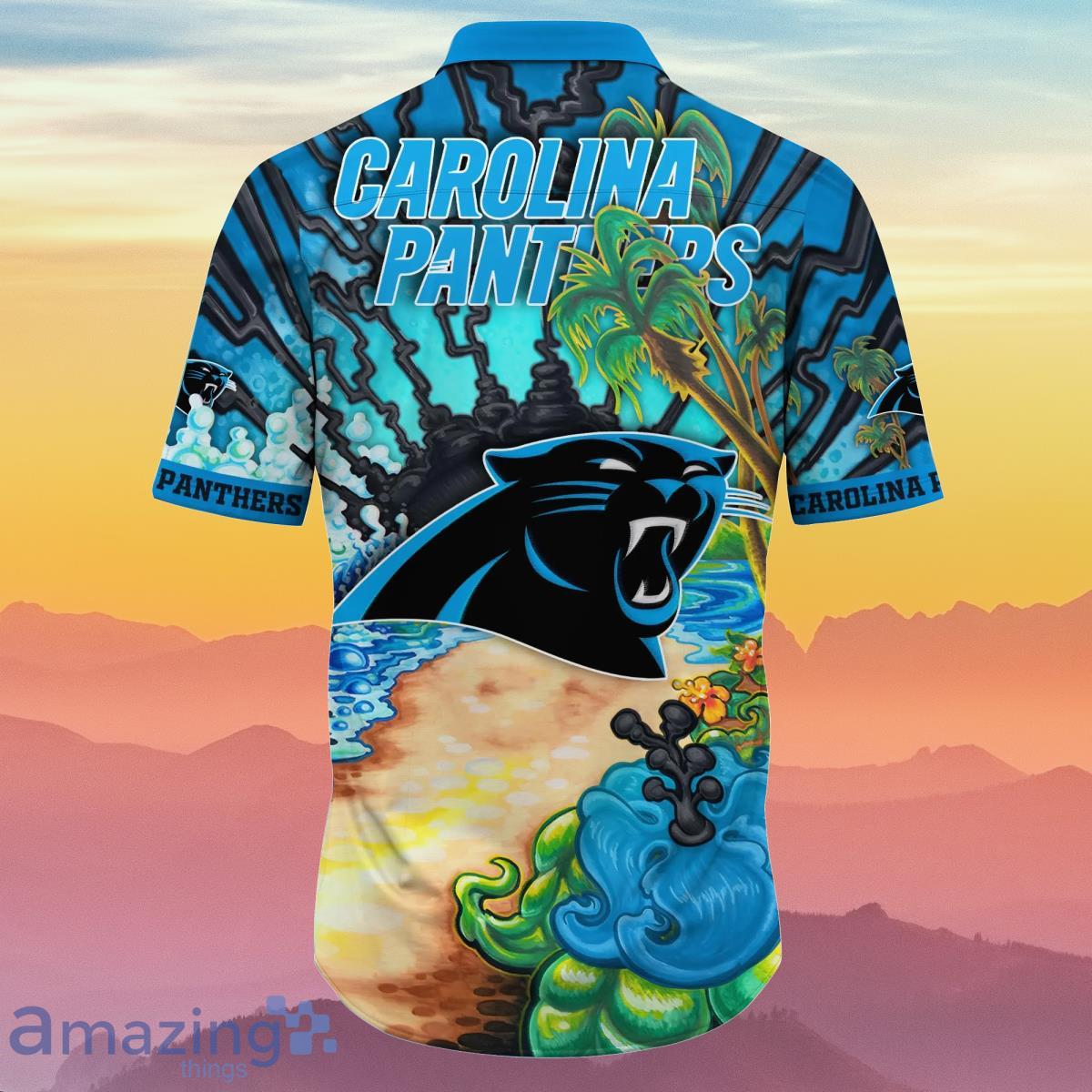 Carolina Panthers Nfl Hawaii Beach Shirt Retro Vintage Summer