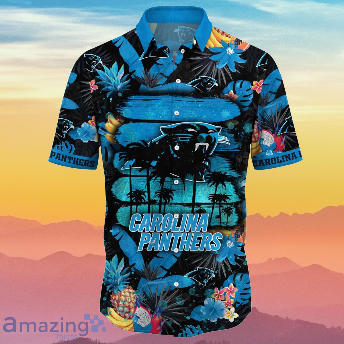 Carolina Panthers NFL Flower Hawaiian Shirt Summer Football Unique