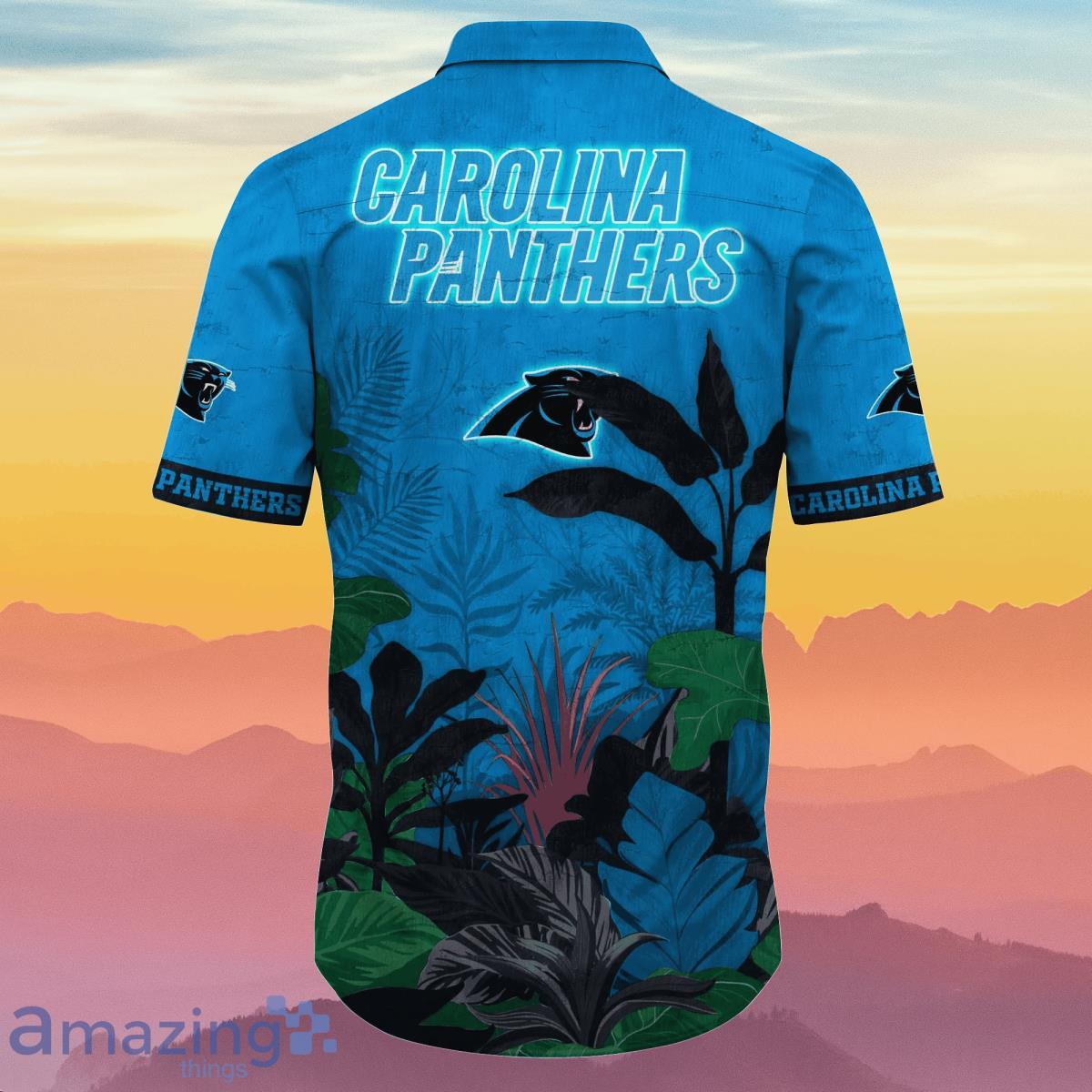 Carolina Panthers NFL Flower Hawaiian Shirt Unique Gift For Fans