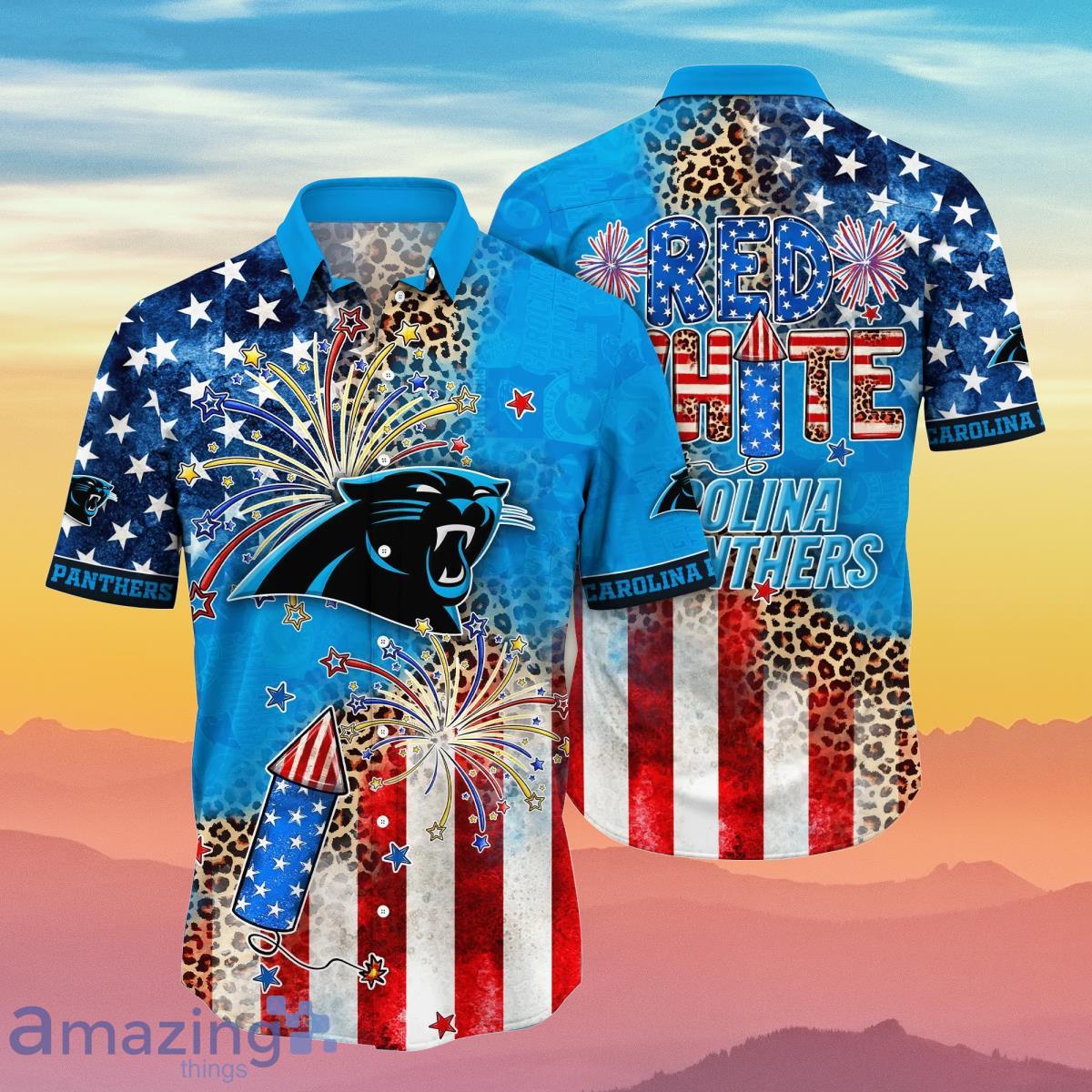 Carolina Panthers NFL Hawaii Shirt Independence Day Best Gift For Men And Women Fans Product Photo 1