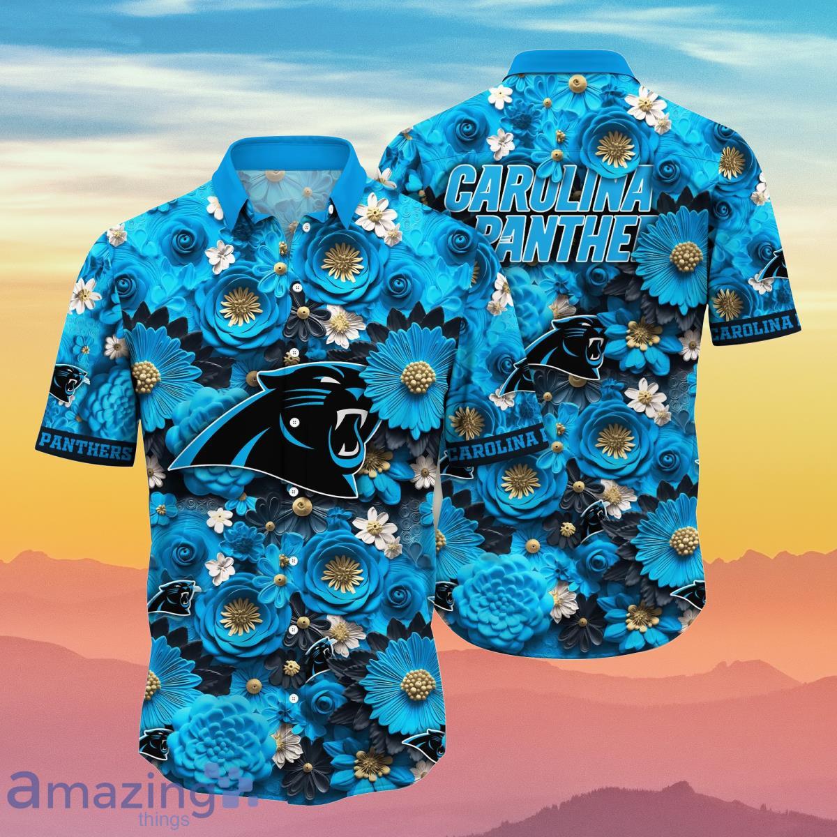 Carolina Panthers NFL Special Design Short Sleeves Hawaiian Shirt