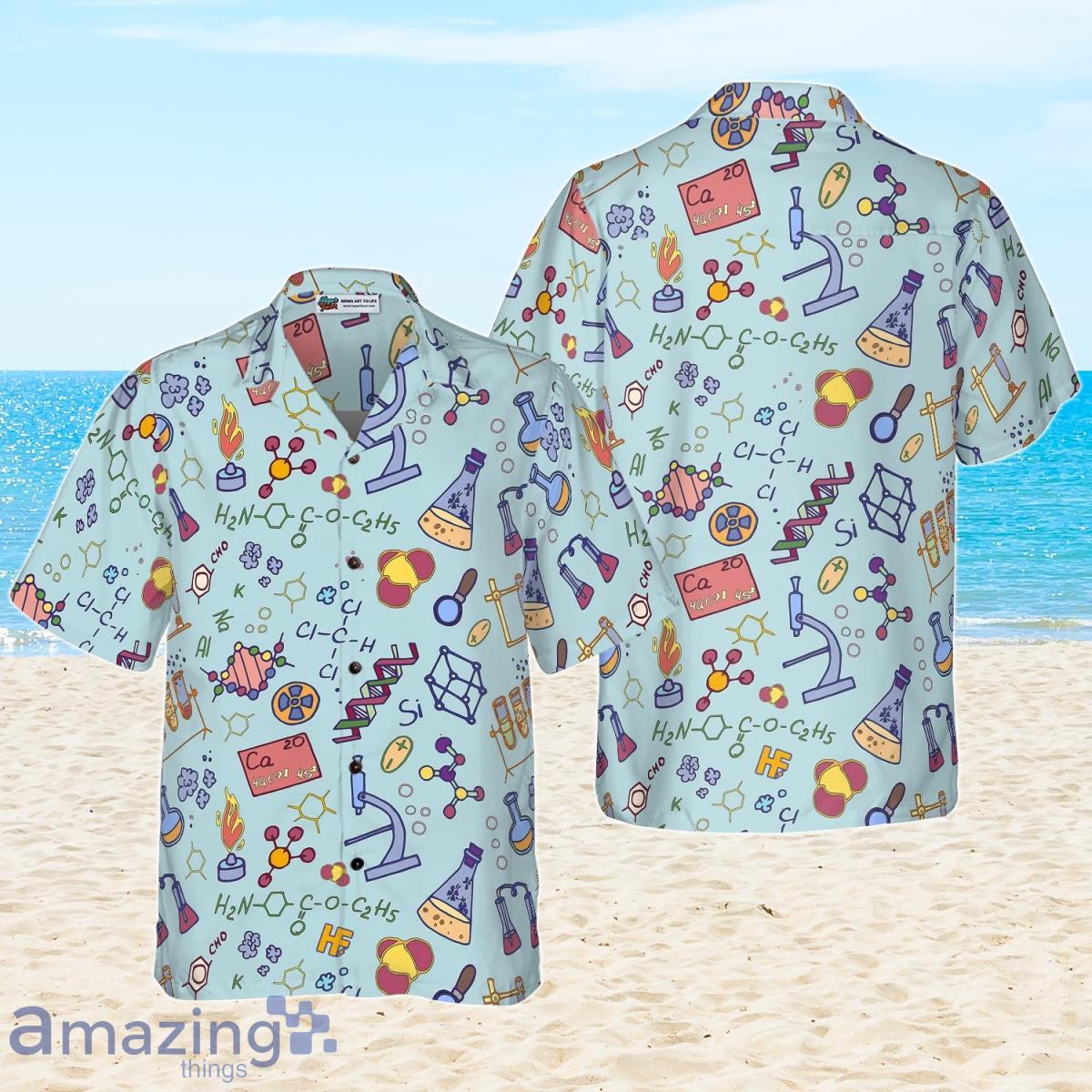 Chemistry Teacher Pattern Hawaiian Shirt For Men And Women Product Photo 1
