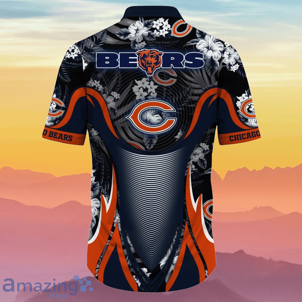 Chicago Bears NFL Flower Hawaiian Shirt Special Gift For Men And Women Fans