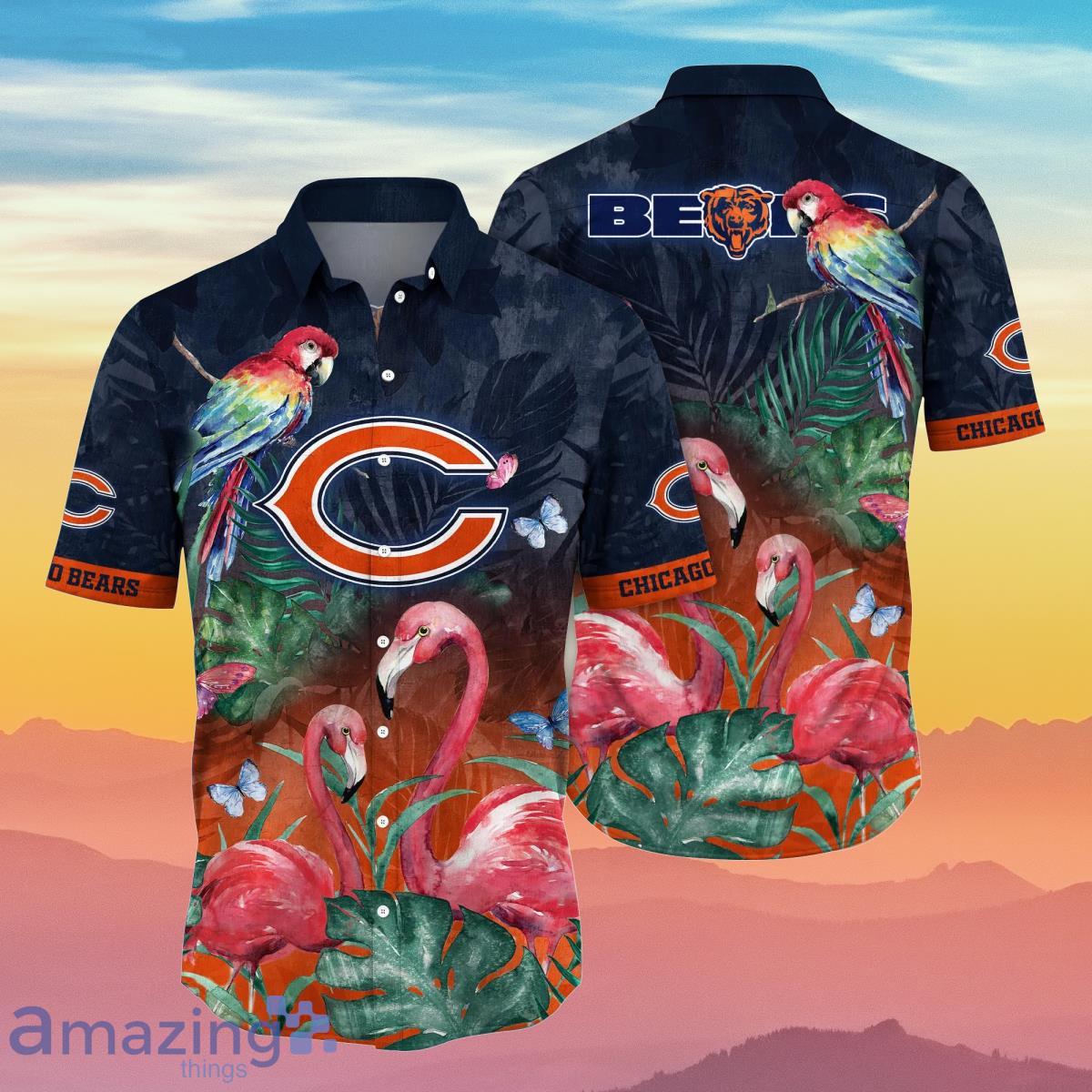 Chicago Bears NFL Flower Hawaiian Shirt Ideal Gift For Fans Product Photo 1
