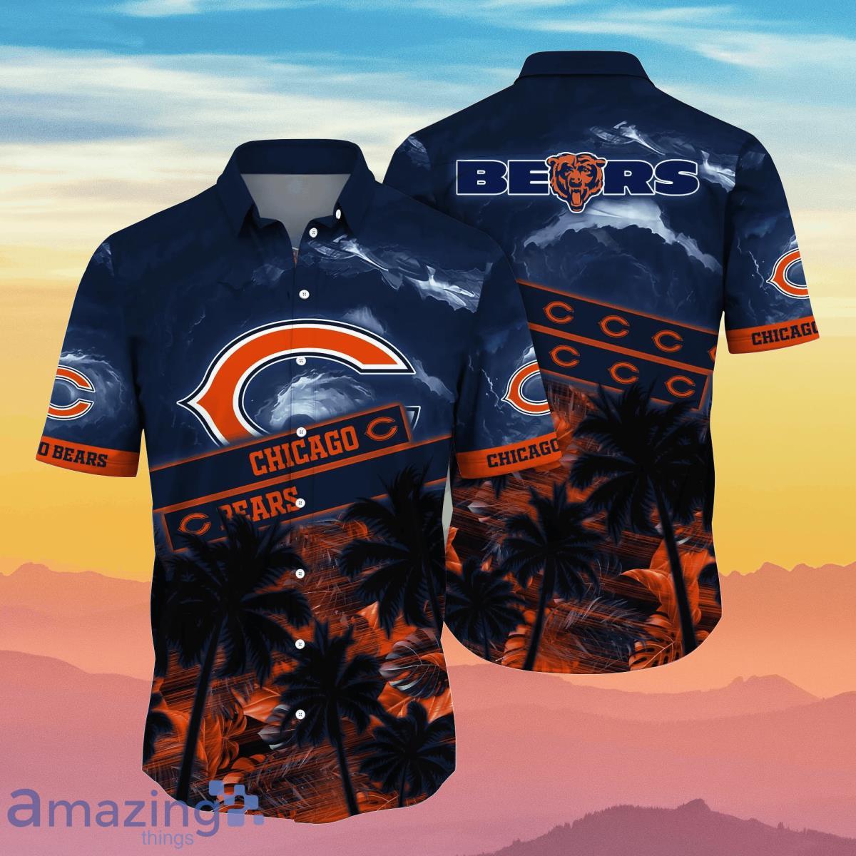 Chicago Bears Summer Flower Hawaiian Shirt - Limotees