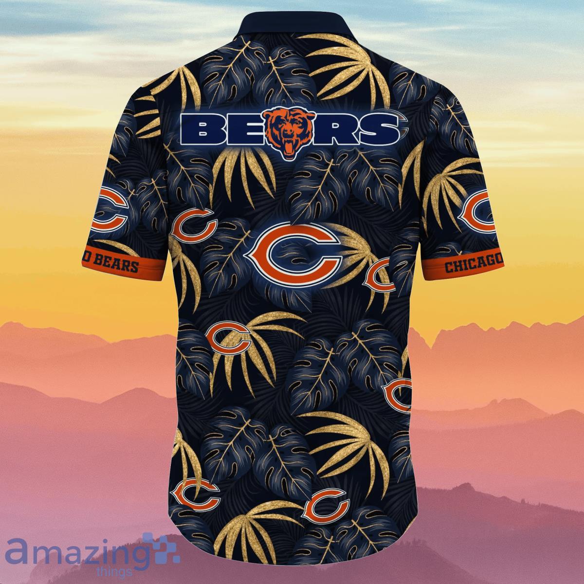 Chicago Bears NFL Flower Hawaiian Shirt Special Gift For Men And Women Fans