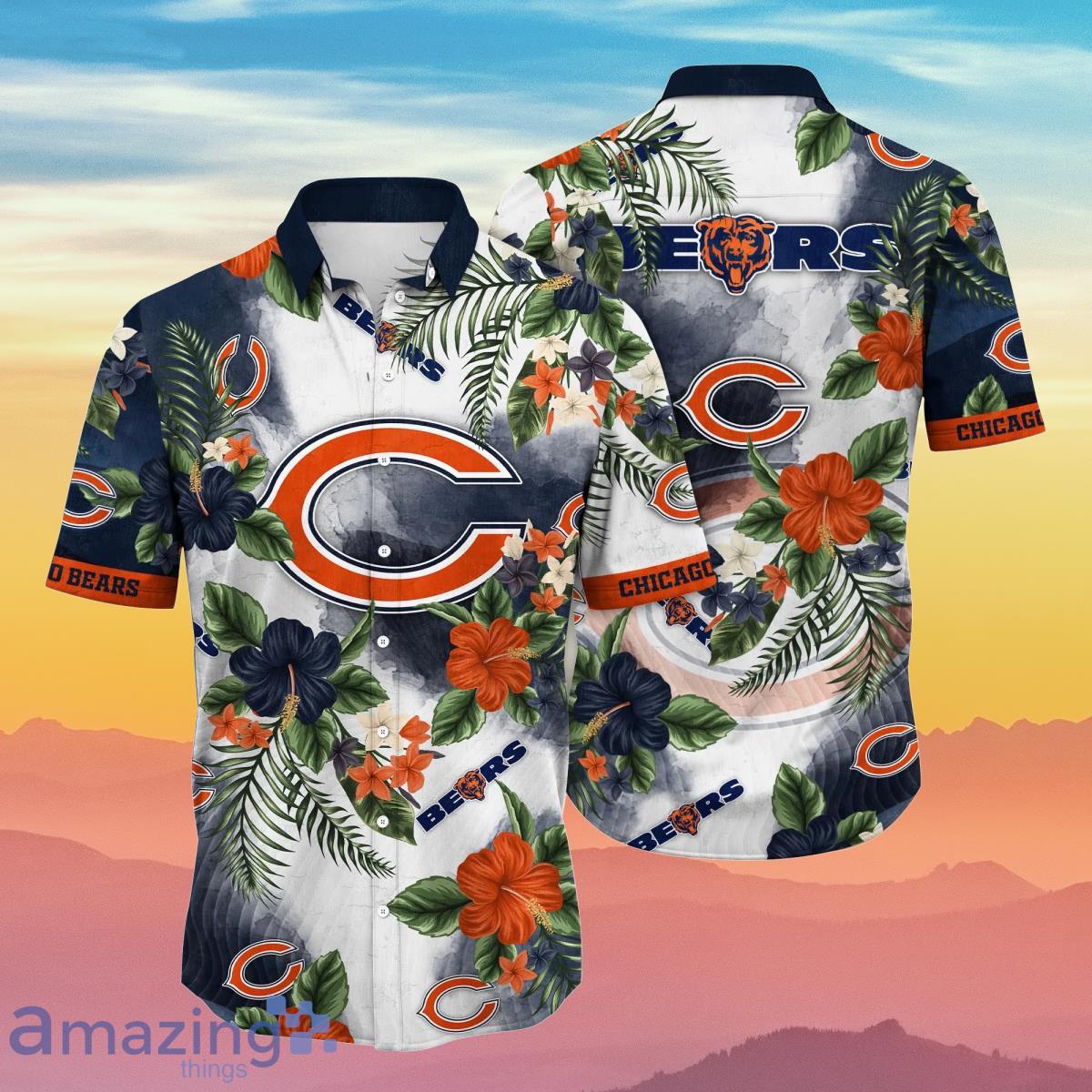 Chicago Bears NFL Flower Hawaiian Shirt Summer Football Gift For Real Fans Product Photo 1