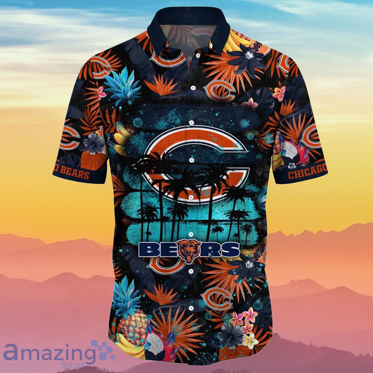 Chicago Bears NFL Flower Hawaiian Shirt Summer Football Gift For True Fans