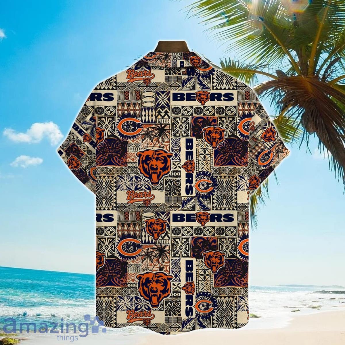 Nfl Chicago Bears With Louis Vuitton Logo Blue And Orange Hawaiian Shirt-14  #hawaii outfits #hawaii, by Ixspy Store