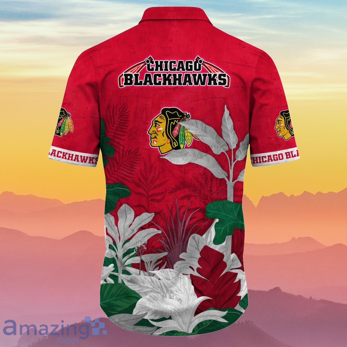 Chicago Blackhawks NHL Flower Hawaiian Shirt Special Gift For Men And Women  Fans