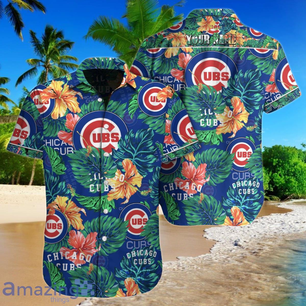 Chicago Cubs MLB Custom Name Hawaiian Shirt For Men Women Gift For