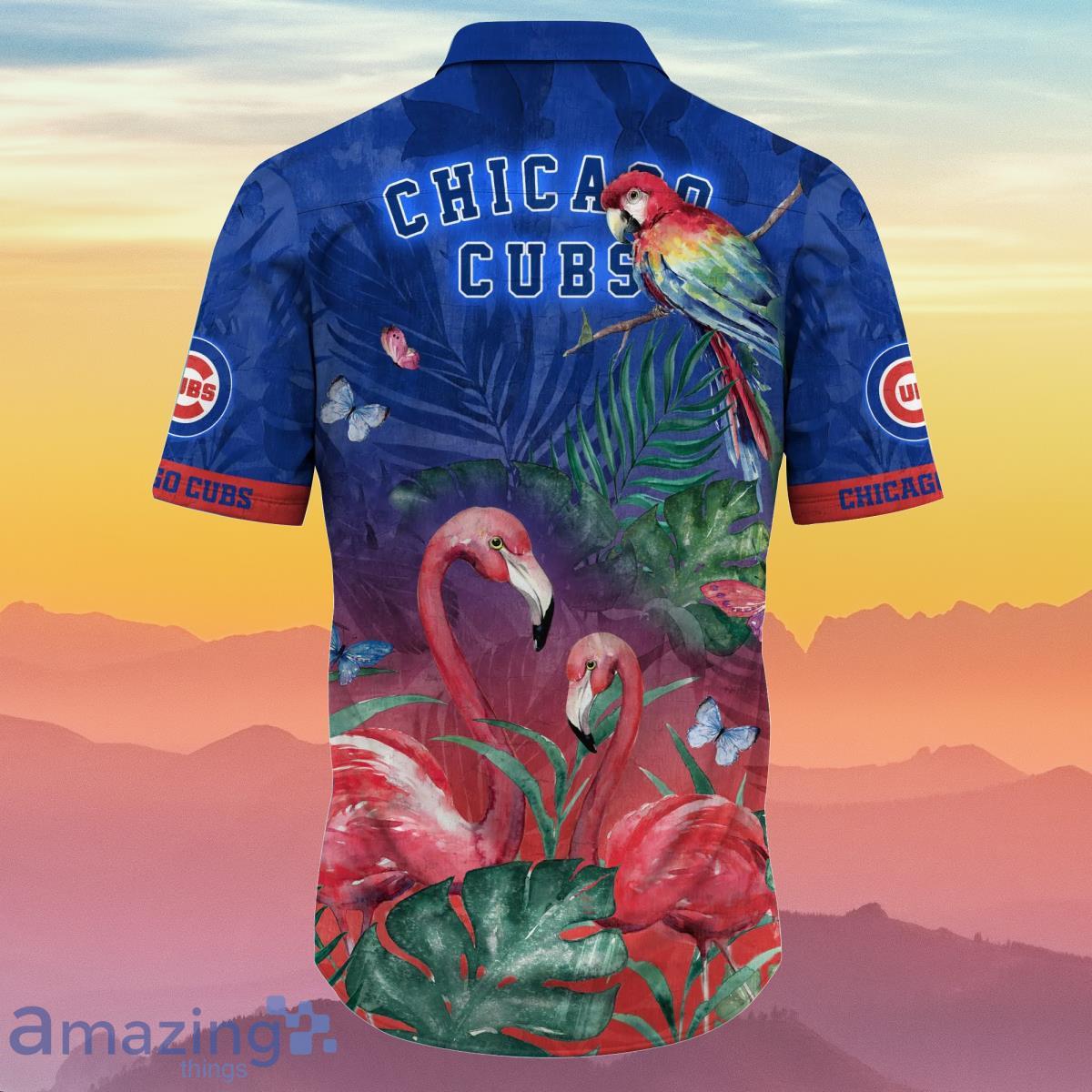 Chicago Cubs MLB Flower Hawaiian Shirt Best Gift For Fans