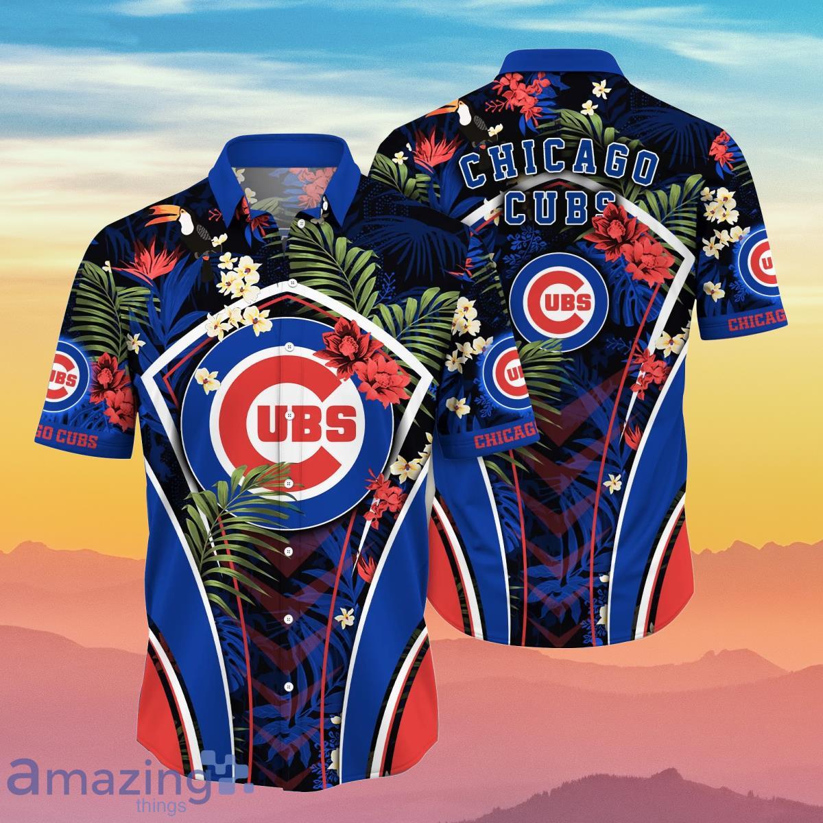 NEW FASHION 2023 Chicago Cubs Hawaiian Shirt flower summer style 1