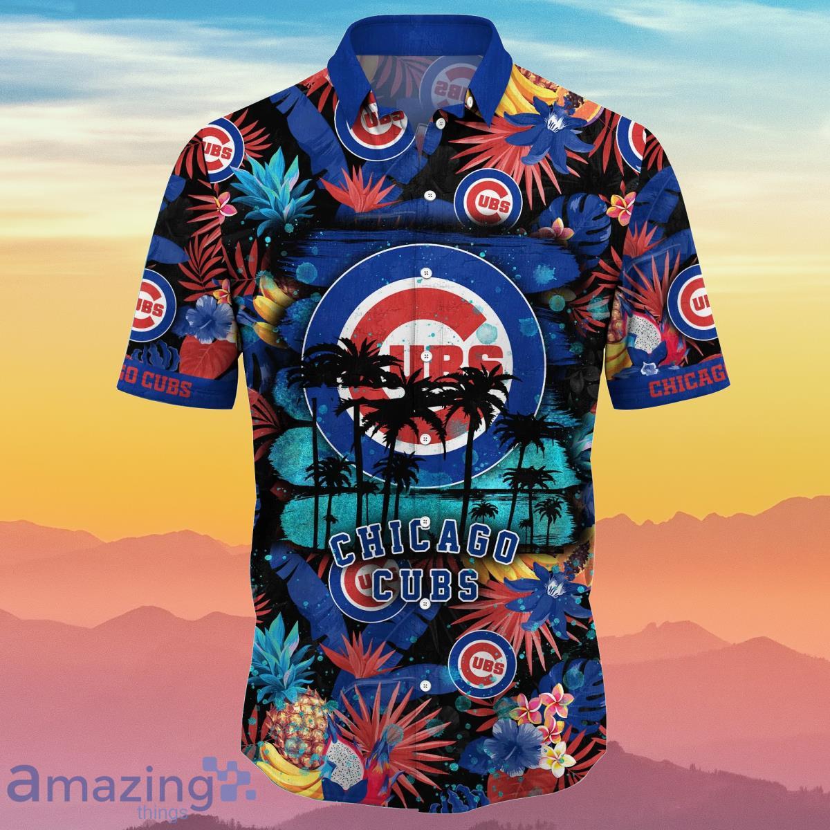 Chicago Cubs MLB Flower Hawaiian Shirt Summer Football Gift For Fans