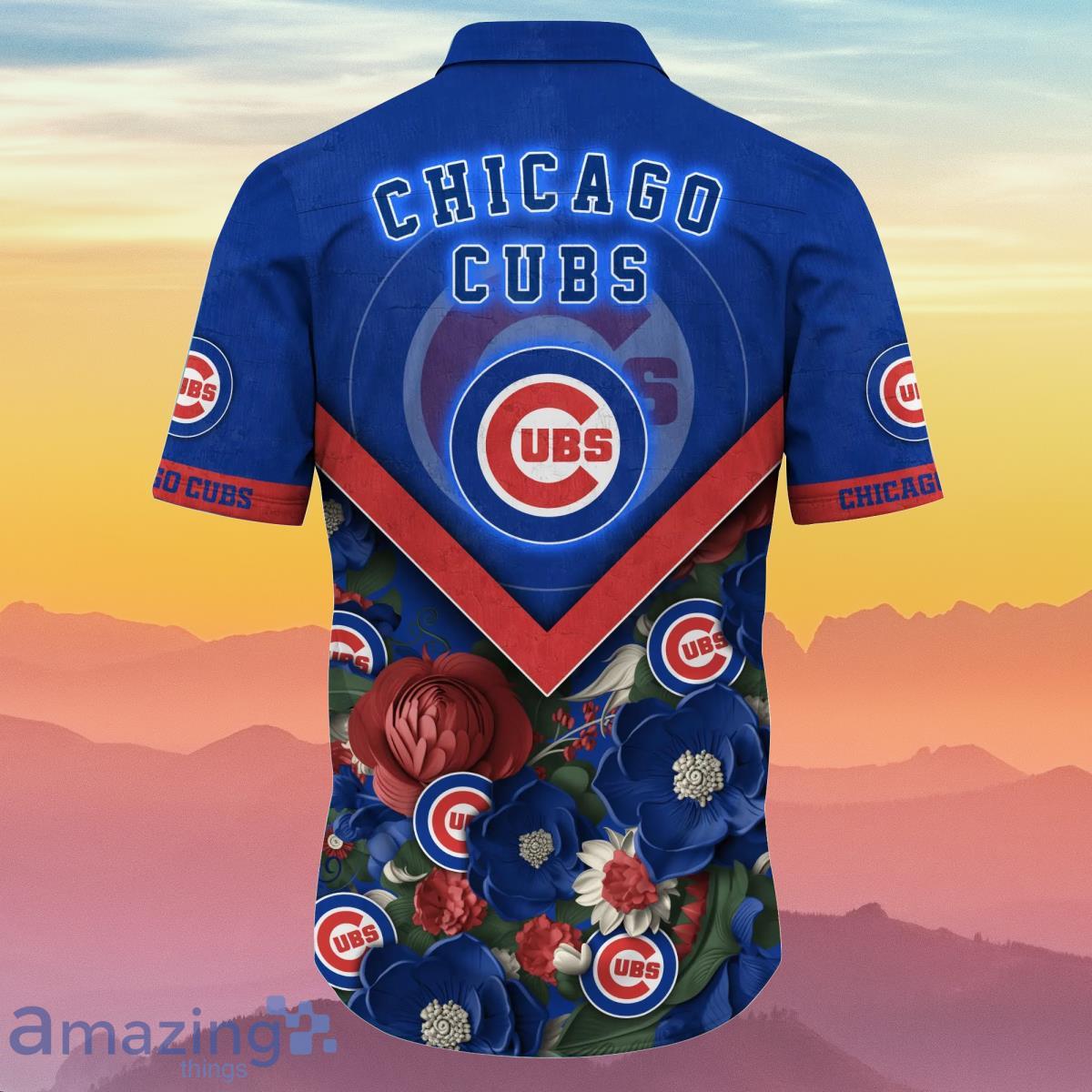 Chicago Cubs MLB Flower Hawaiian Shirt Unique Gift For Men And