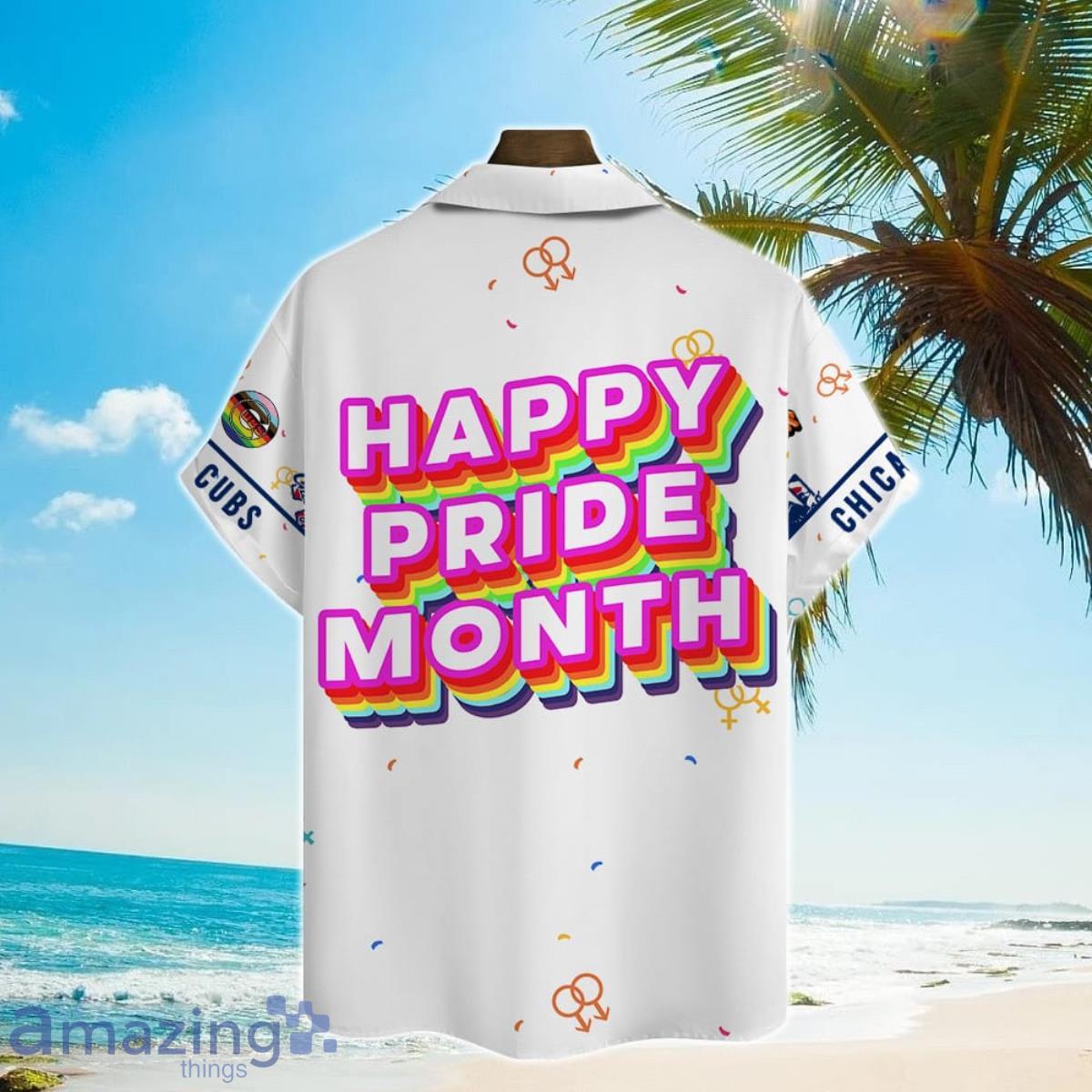 Chicago Cubs Happy Pride Month Hawaiian Shirt - Listentee