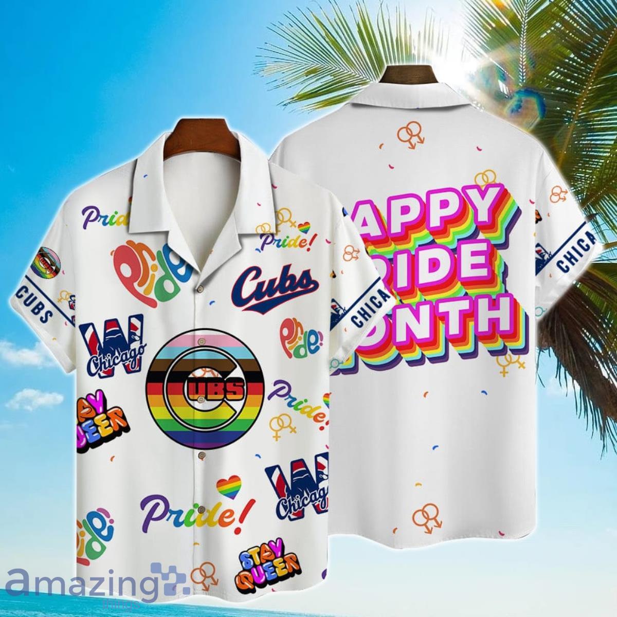 Chicago Cubs MLB Happy Pride Month Hawaiian Shirt