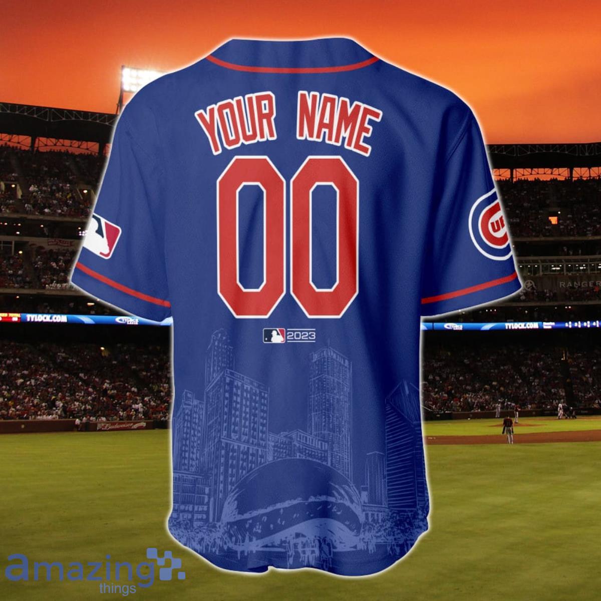 Custom Personalized Adult/ Youth Chicago Cubs Any Name and 