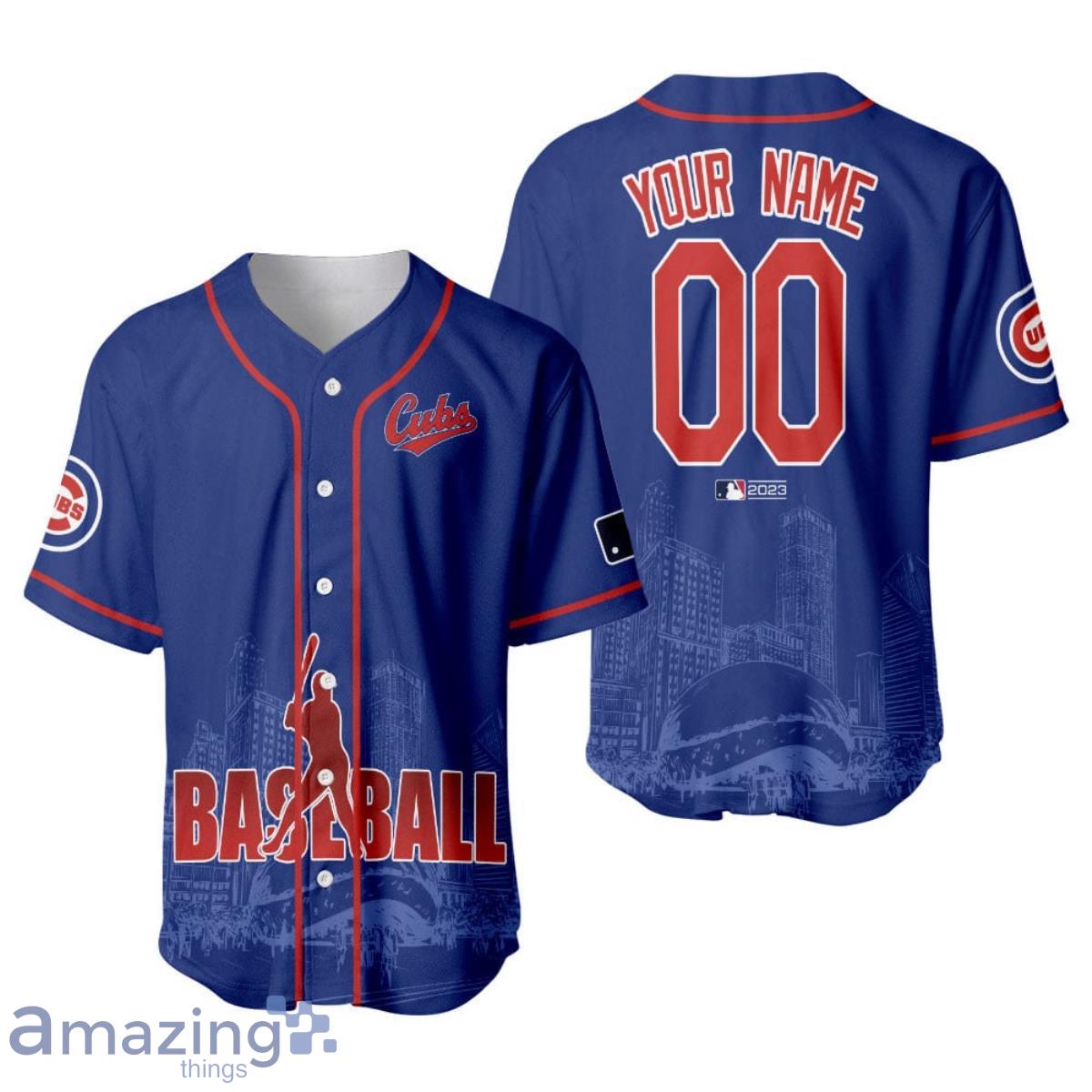 Chicago Cubs Jersey MLB Neon Personalized Jersey Custom Name 